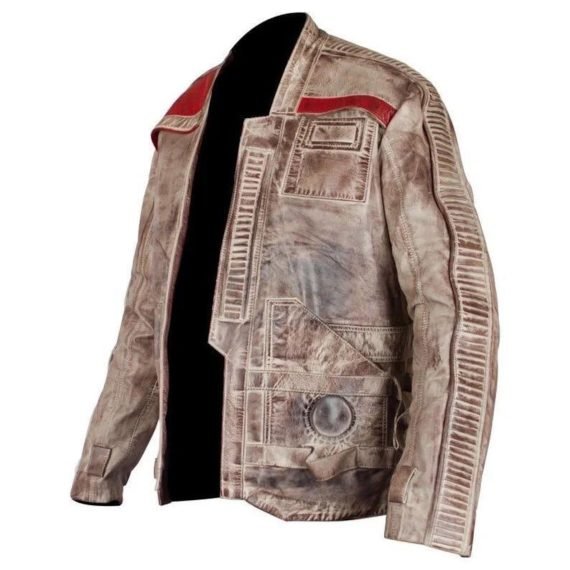 Retro Style Celebrity Movie Costume Leather Jacket