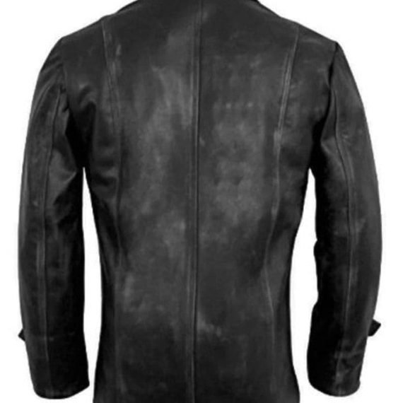 4 Flap Pockets Style Vintage Leather Jacket