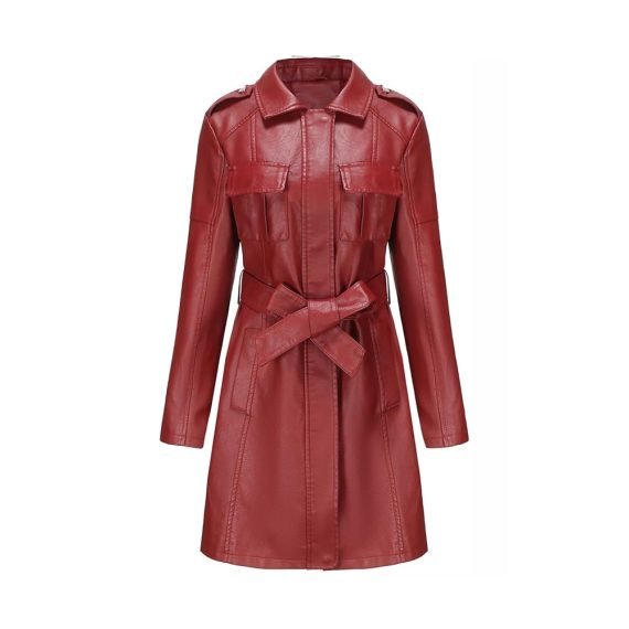 Women Leather Coat