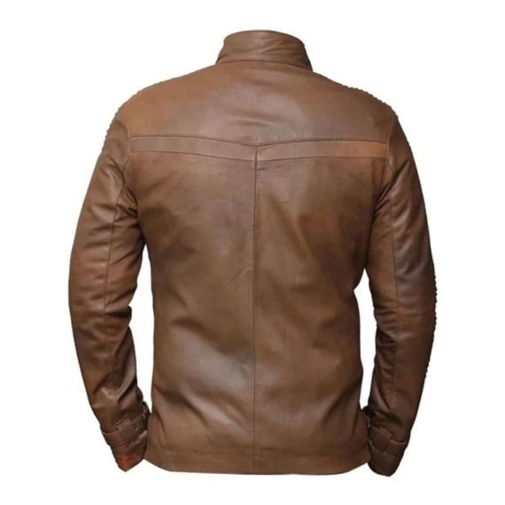 Retro Style Celebrity Movie Costume Leather Jacket