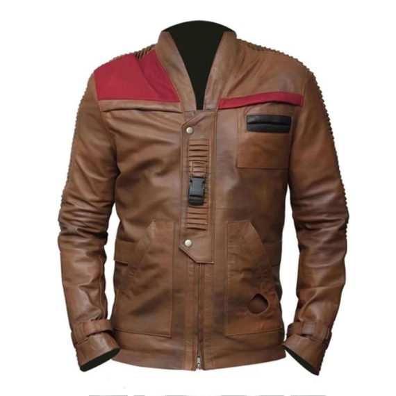 Retro Style Celebrity Movie Costume Leather Jacket